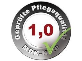 Siegel: Geprüfte Pflegequalität 1,0 – MDK-Note